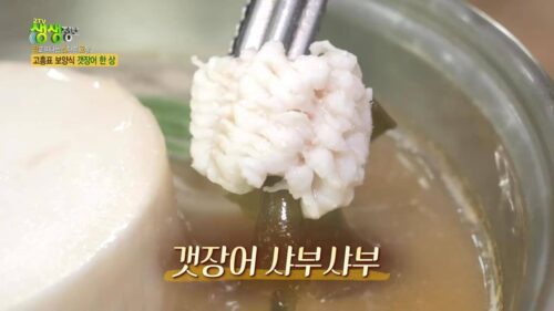 갯장어 한상
