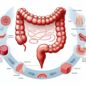 설사와 묽은 변이 대장암