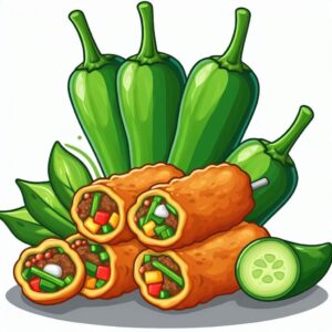 6시내고향 단양구경시장 통마늘고추튀김