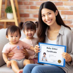 베이비시터 자격증 취득