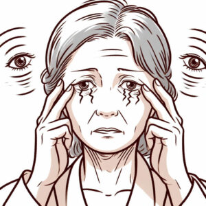 어지러우면서 사물이 2개로 보일때