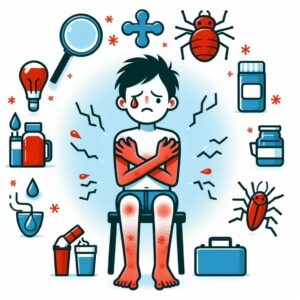 자고 일어나면 몸이 가려워요