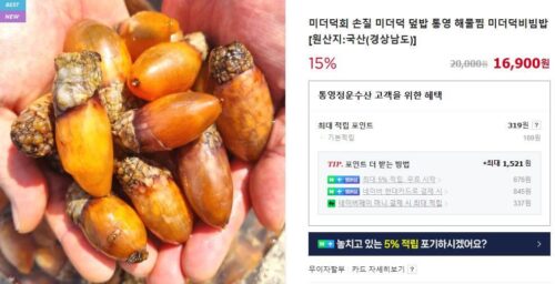 6시내고향 홍보장사 통영 미더덕