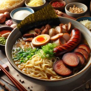 라면과 소시지 뇌 건강