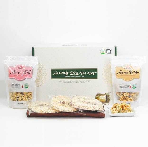 6시내고향 하마마을 모싯잎 명인 수제한과