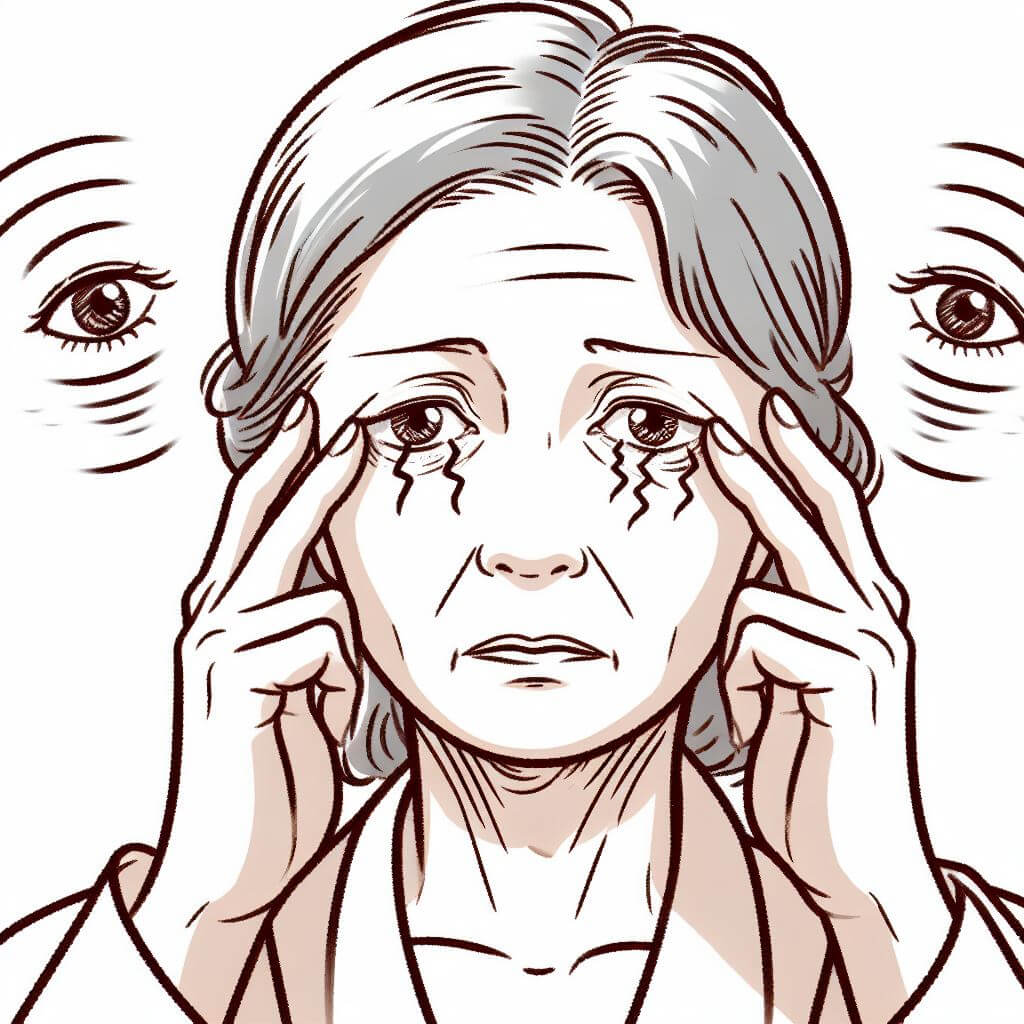 어지러우면서 사물이 2개로 보일때