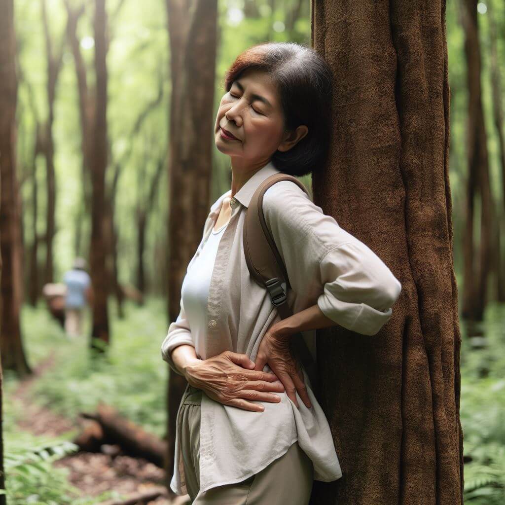 통나무 등치기 운동 건강