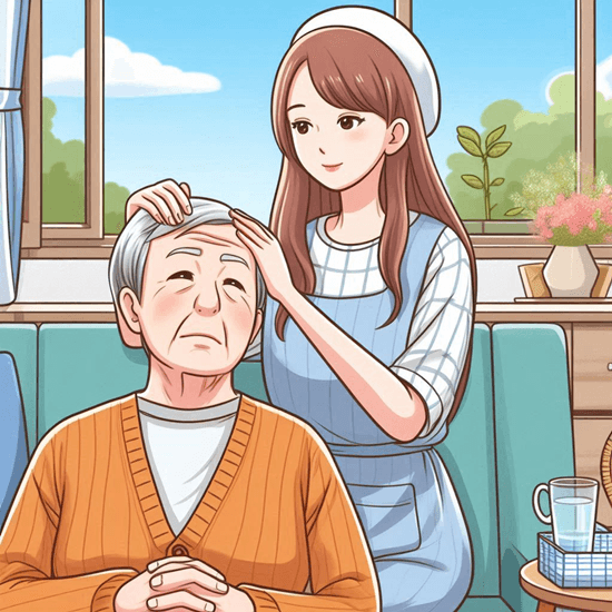 간병사 자격증 취득하고 간병사로 일하는 여성