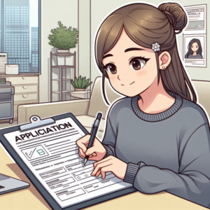 불법사금융예방대출, 무직자도 연체자도 OK! 재대출 조건과 입금시간 총정리 4 공공임대주택 신청을 하는 여성