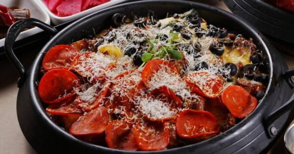 생방송투데이 빅데이터랭킹맛집 수도권 최고의 찜닭 해물찜닭 완벽 가성비 4 냄비에 담겨져 나온 생생정보 피자찜닭