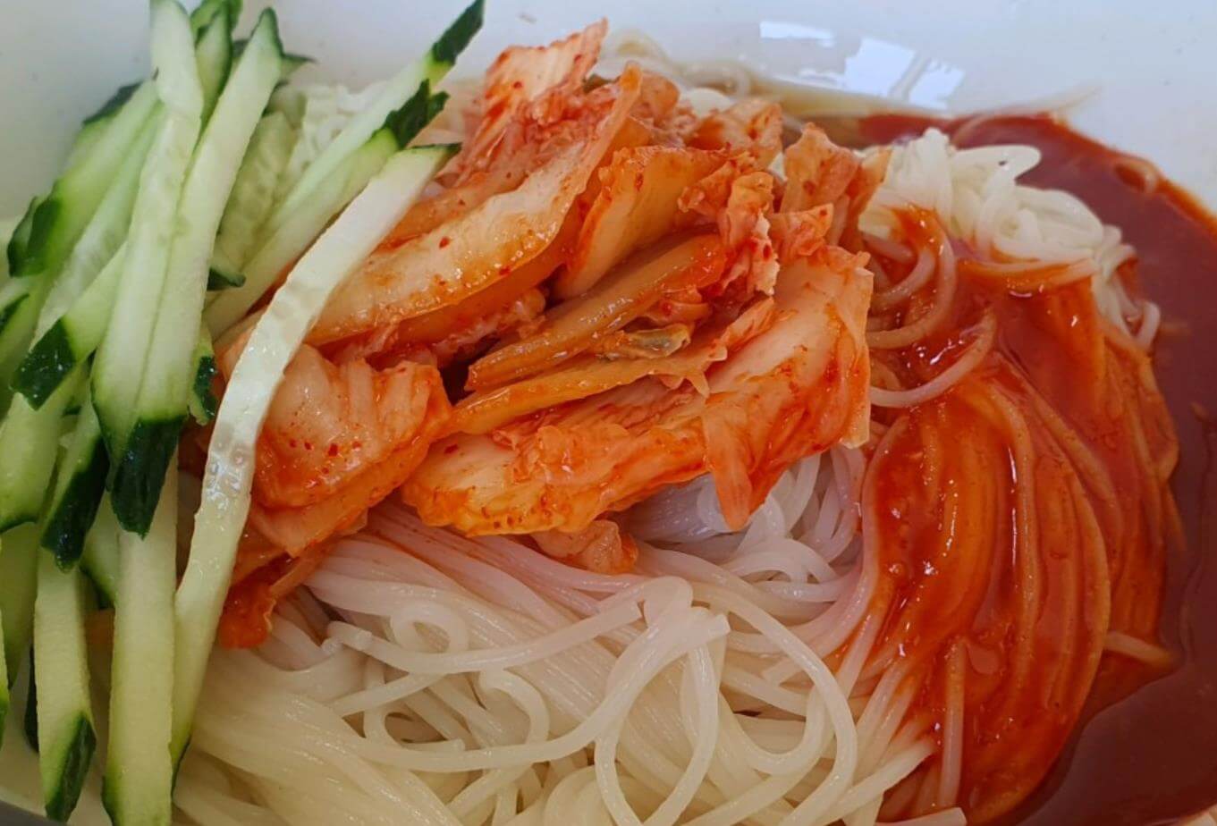 생활의 달인 은둔식달 인천김치비빔국수달인이 만든 김치비빔국수 한 그릇