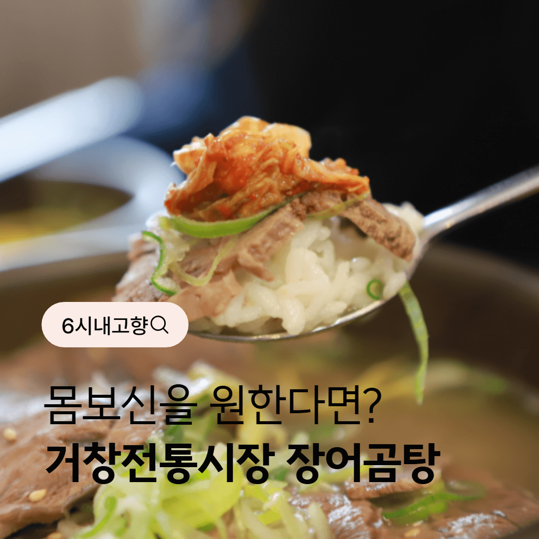 6시내고향 거창전통시장 장어곰탕 썸네일