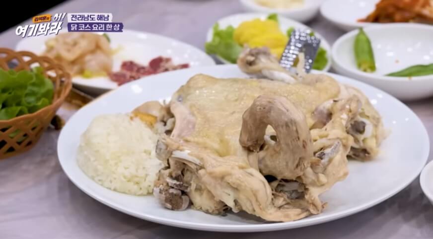 김석훈의 어 여기봐라 해남 닭코스요리한상 대박! 닭가슴살육회와 모래주머니회부터 주물럭 닭백숙까지 4 김석훈의 어 여기봐라 해남 닭코스요리한상 닭백숙