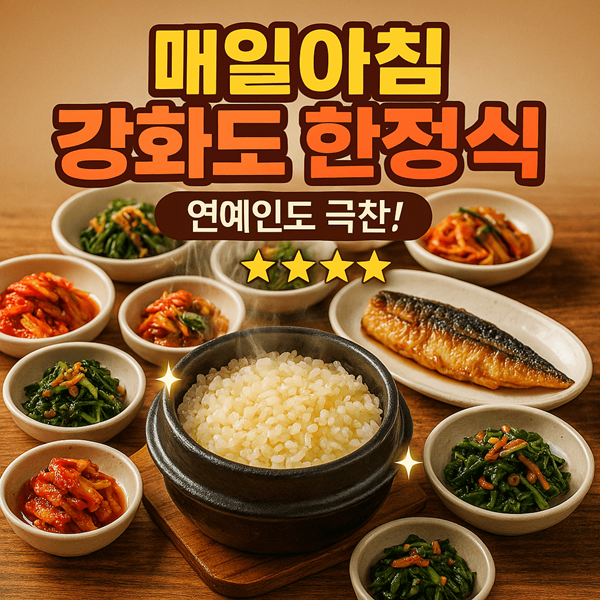 매일아침 강화도 한정식 평생 기억에 남을 솥밥의 전설 2 매일아침 강화도 한정식 썸네일