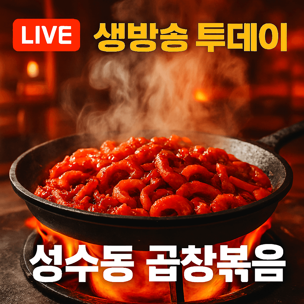 생방송투데이 성수동 곱창볶음 썸네일