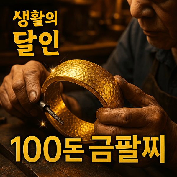 생활의 달인 100돈금팔찌달인, 1억원짜리 황금팔찌 제작 현장 공개! 2 생활의 달인 100돈금팔찌달인 썸네일