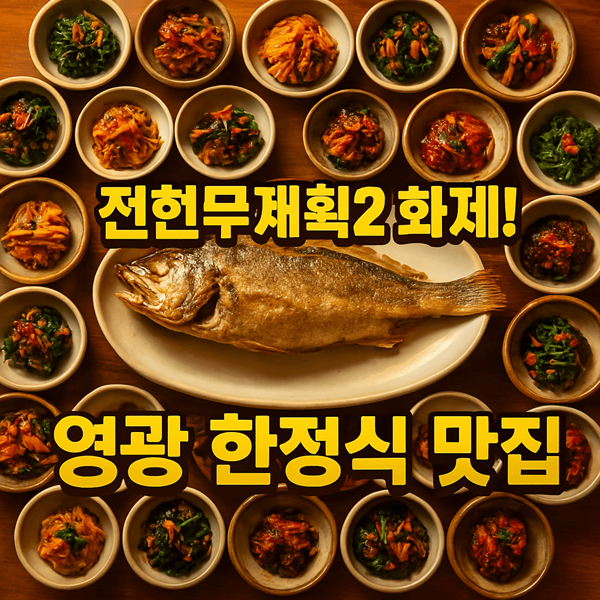 전현무계획2 영광 한정식 맛집 동락식당 영광굴비한정식 30첩밥상 완벽 가이드 2 전현무계획2 영광 한정식