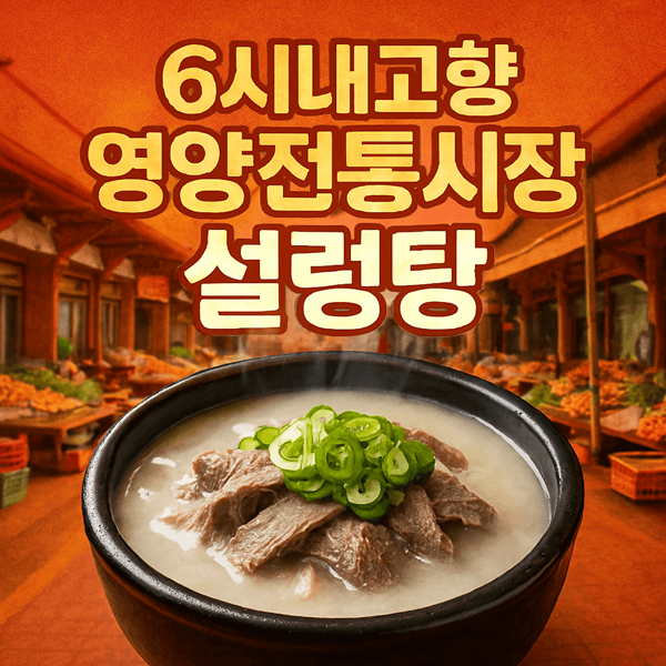 6시내고향 영양전통시장 설렁탕 10,000원에 이런 맛이?! 실화냐 2 6시내고향 영양전통시장 설렁탕