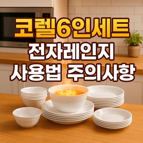 코렐6인세트 전자레인지 사용법 주의사항 완벽 가이드 2025 2 코렐6인세트 전자레인지 사용법 주의사항