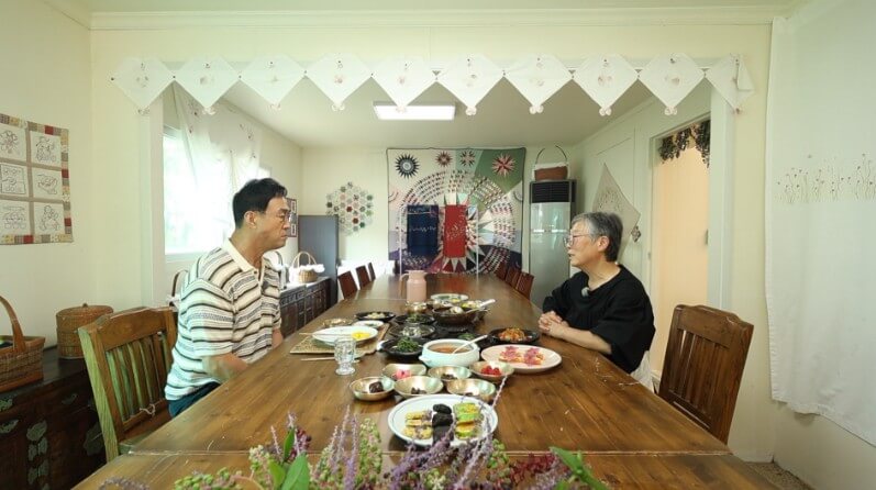 동네한바퀴 공주 27첩 자연치유밥상 누비 장인 이귀숙 갤러리 완전정복 2 동네한바퀴 공주 27첩 자연치유밥상 방송화면