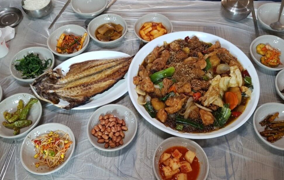 생방송투데이 안동 하회마을 안동찜닭 간고등어 세트 한상