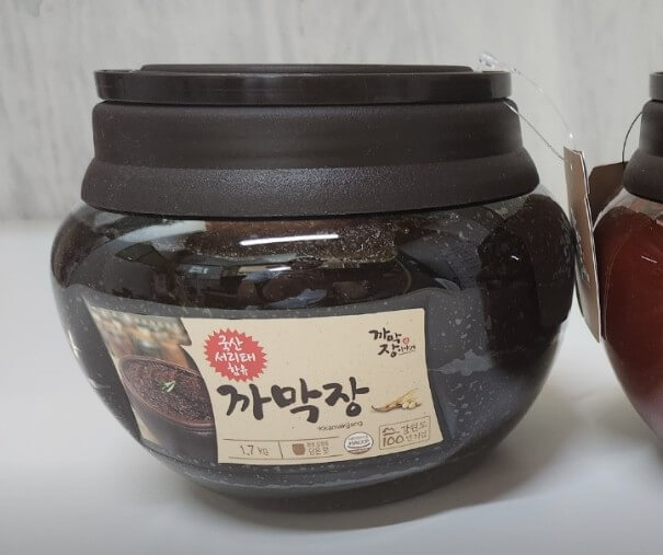 6시내고향 강릉서부시장 서리태까막장 택배 포장된 모습