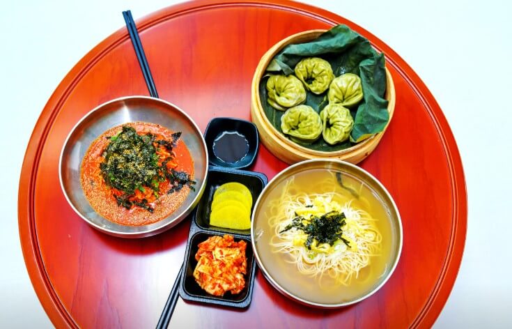 생생정보 멸치국수 비빔국수 연잎만두 한상