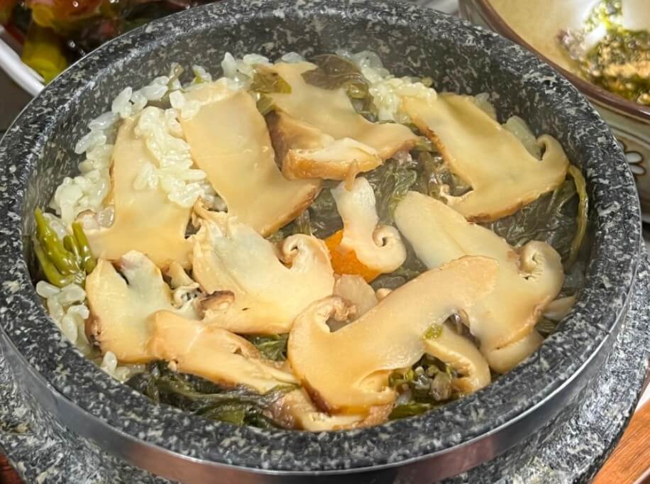 갓지은 생생정보 송이돌솥밥