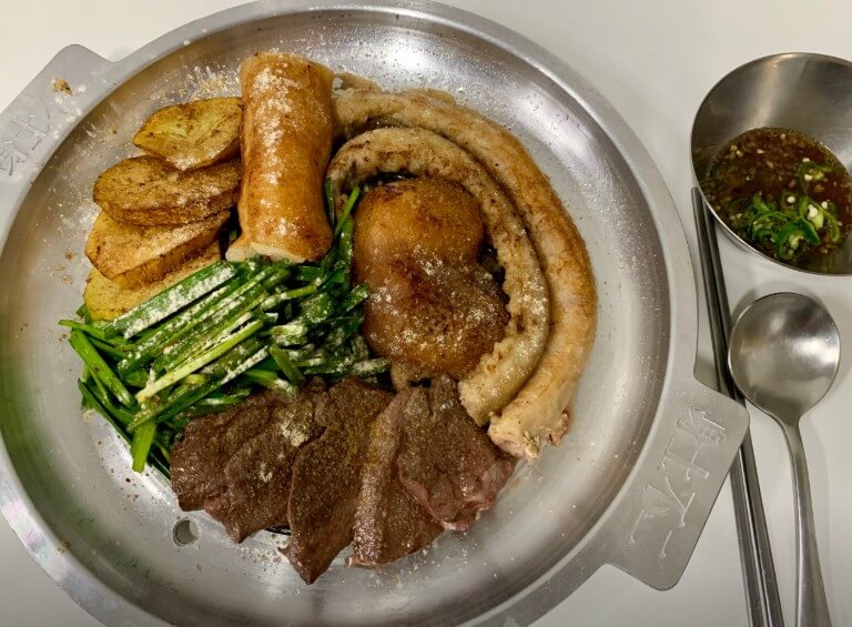 한국인의밥상 형제의 한우곱창밥상 잘 구운 한우곱창