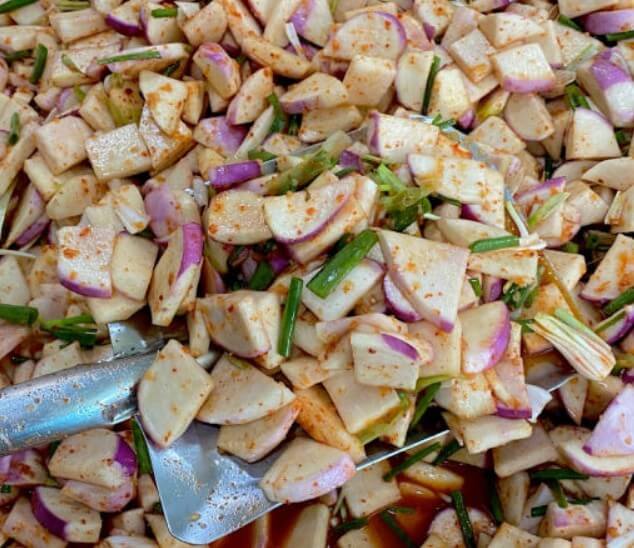 방금 담근 생방송오늘아침 순무김치