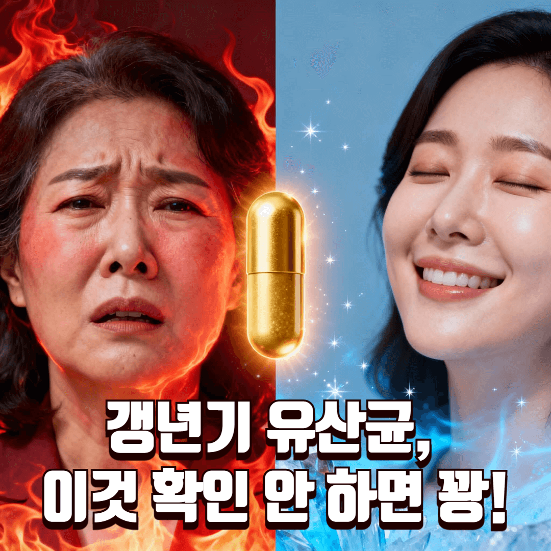 여성 갱년기 유산균 효능 비교 2025 썸네일