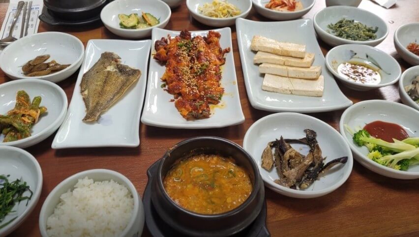 전현무계획3 상주할매정식한상 차림