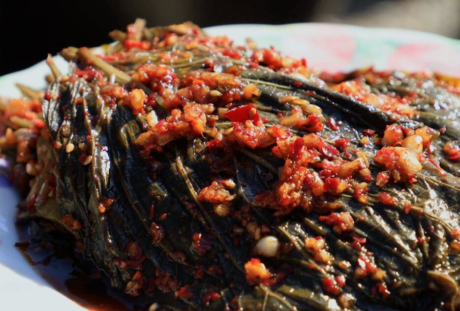 갓 김장한 한국기행 발효식탁 경북 영덕 깻잎김치