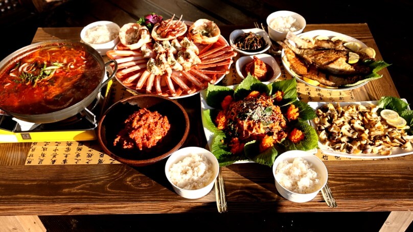 한국인의밥상 영덕대게 한상