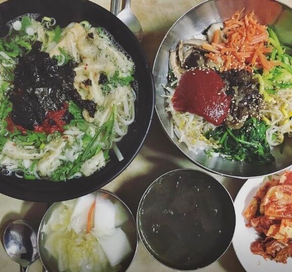 한국인의밥상 진주중앙시장 가락국수집 물국수와 비빔국수