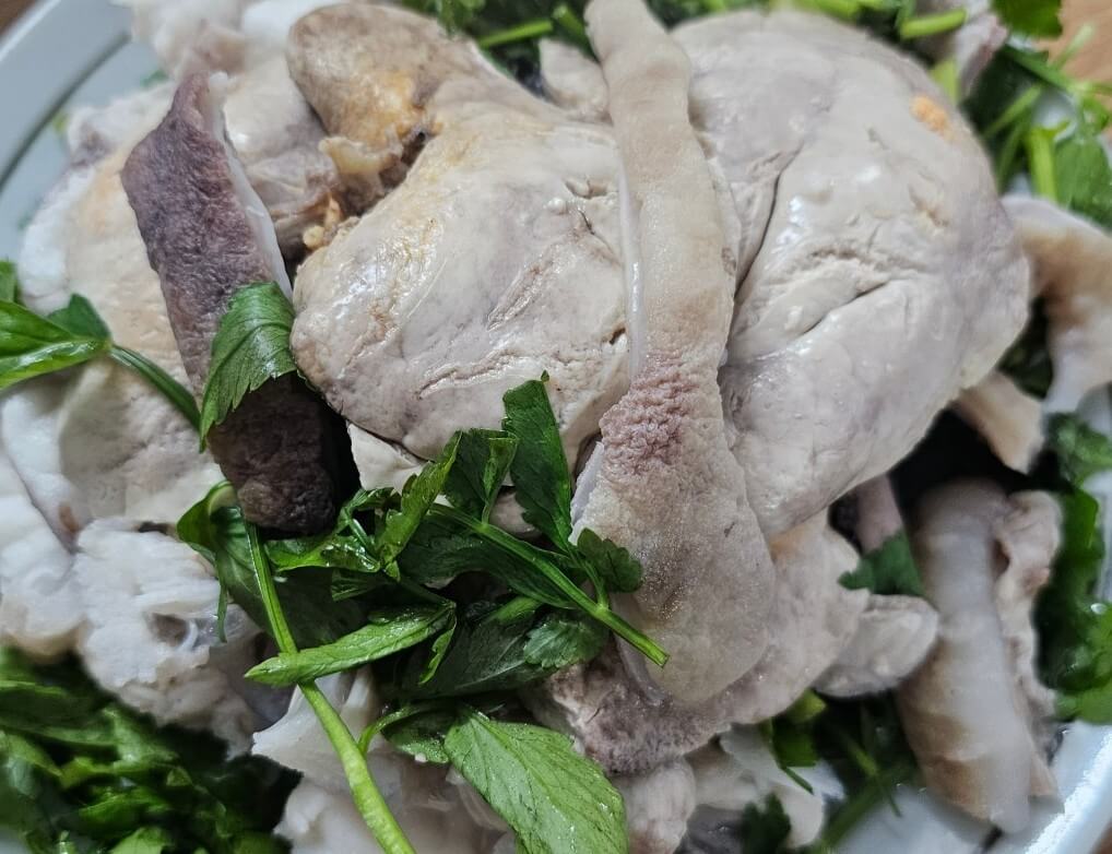 한국인의밥상 진주중앙시장 아구수육 한접시