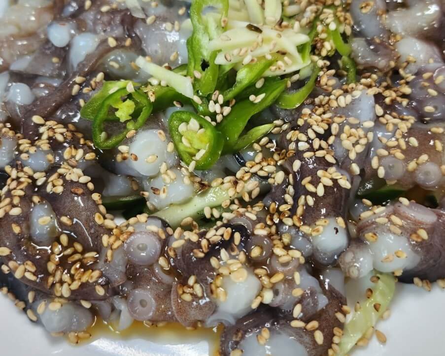 6시내고향 섬섬옥수 진도 낙지 탕탕이