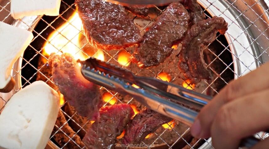 6시내고향 태백 고향투어 한우 연탄구이 식당