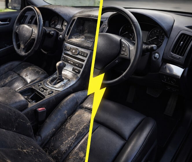 굿모닝대한민국 차량실내복원의 달인 복원 전후 모습