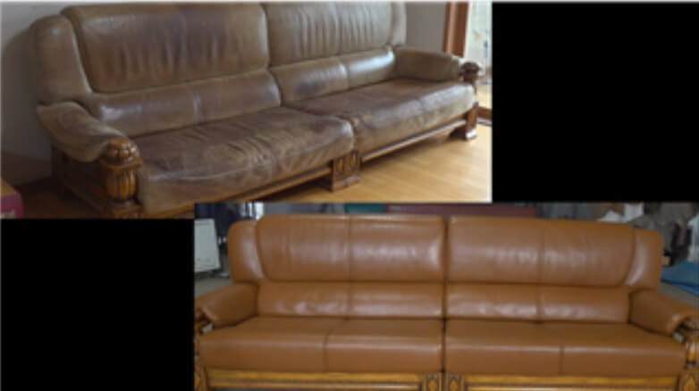 극한직업 소파수리 전 후 모습