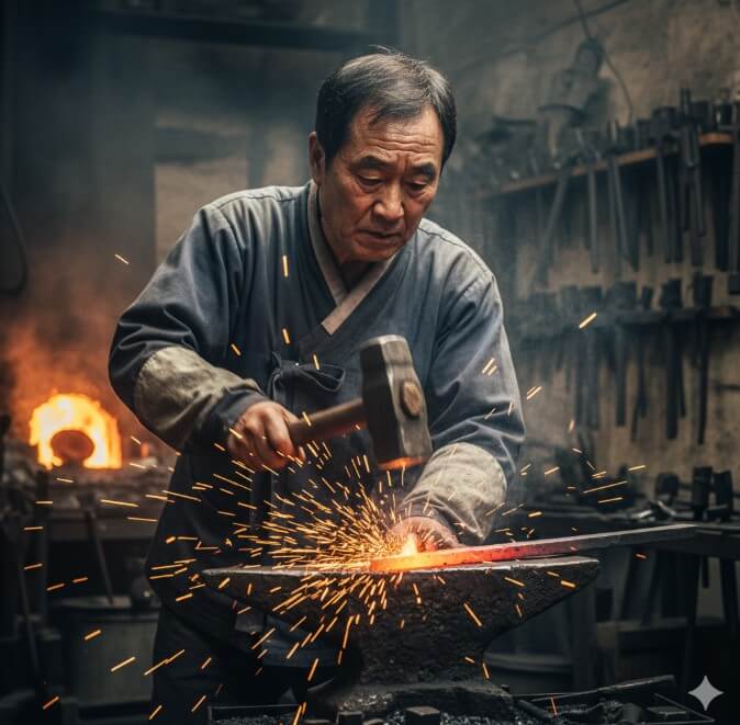6시내고향 괴산 부자의 뜨거운 겨울 대장간