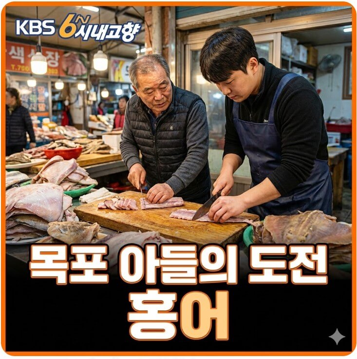 6시내고향 목포 아들의 도전 홍어 썸네일
