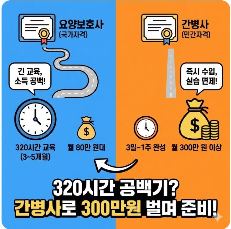 요양보호사 간병사 차이 썸네일