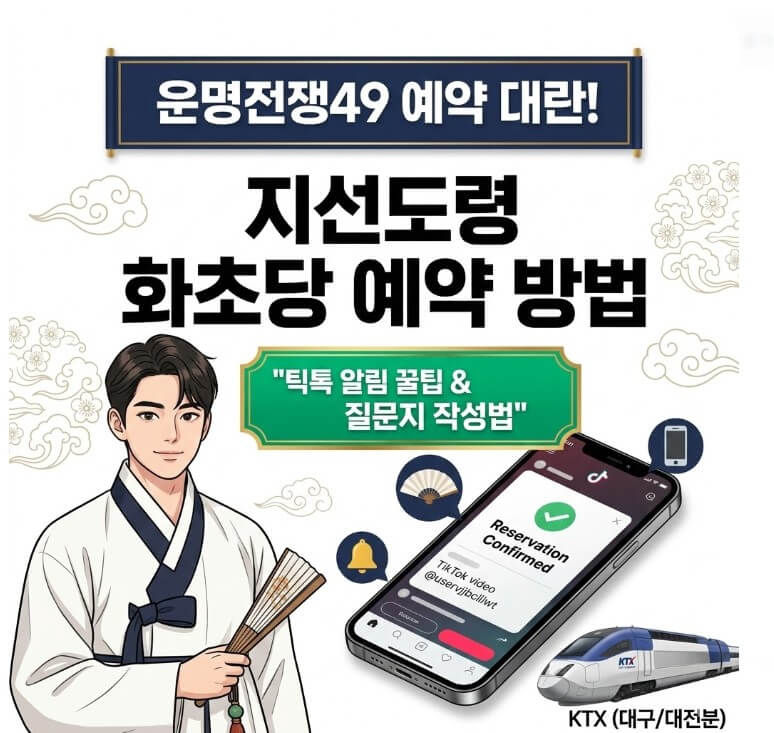 지선도령 화초당 예약 방법 썸네일