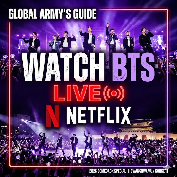 Watch BTS live Netflix