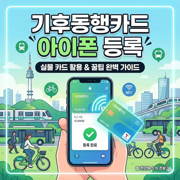 기후동행카드 아이폰 등록 썸네일