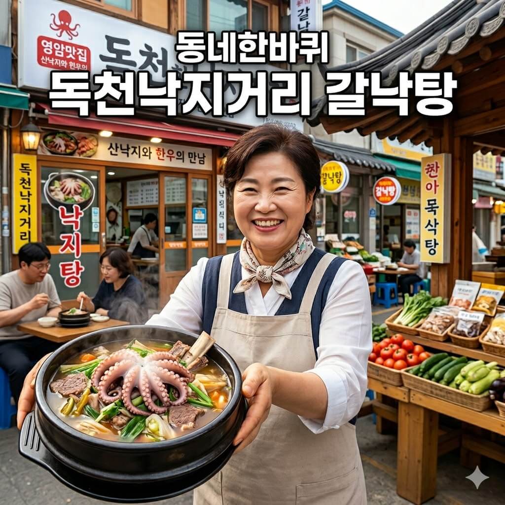 동네한바퀴 독천낙지거리 갈낙탕 썸네일