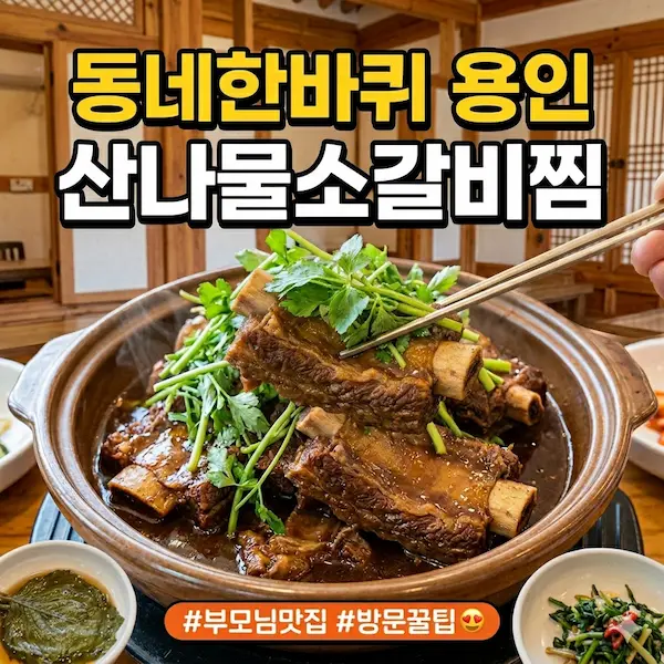 동네한바퀴 용인 산나물소갈비찜 썸네일