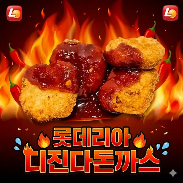 롯데리아 디진다돈까스 썸네일