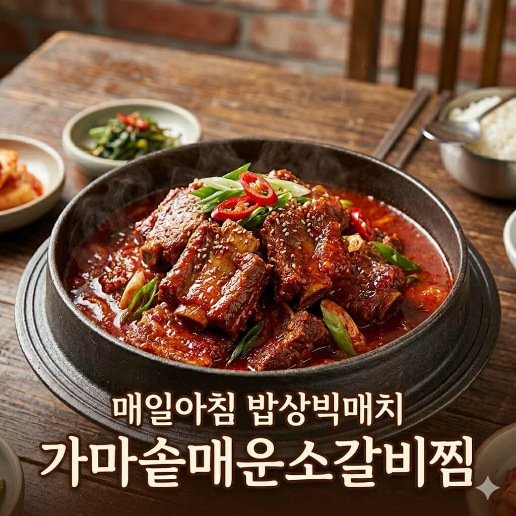 매일아침 밥상빅매치 가마솥매운소갈비찜 썸네일
